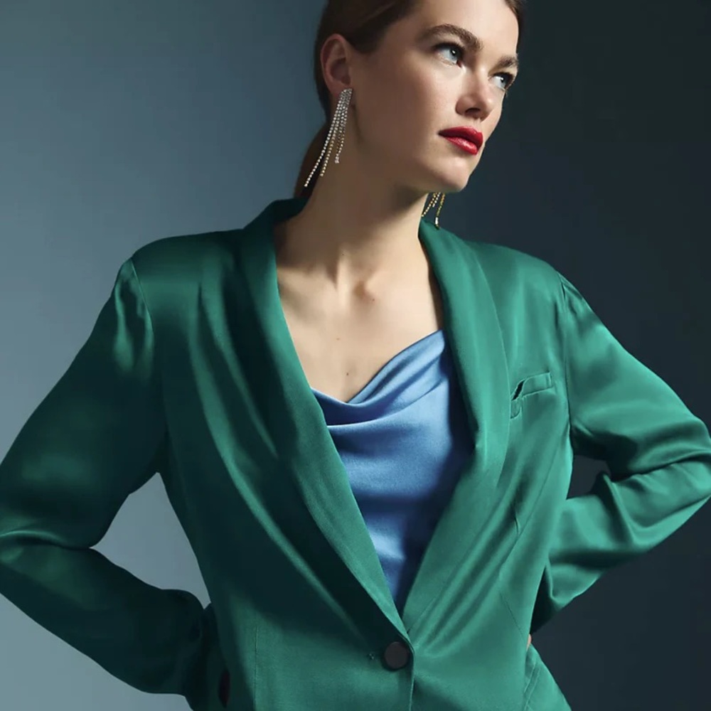 Maeve Shine Sailor Blazer
